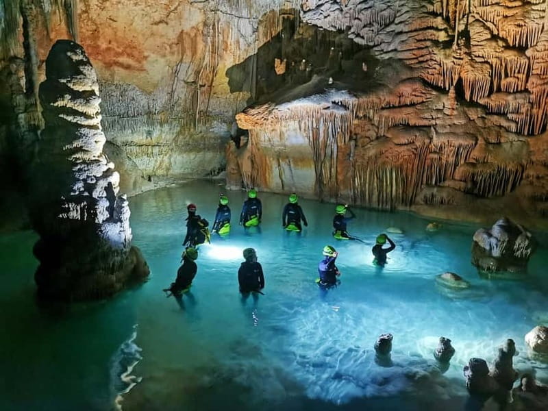 Estany d'en Mas: Coastal Hike, Abseil & Sea Cave Exploration - Two ways to reach the cave entrance
