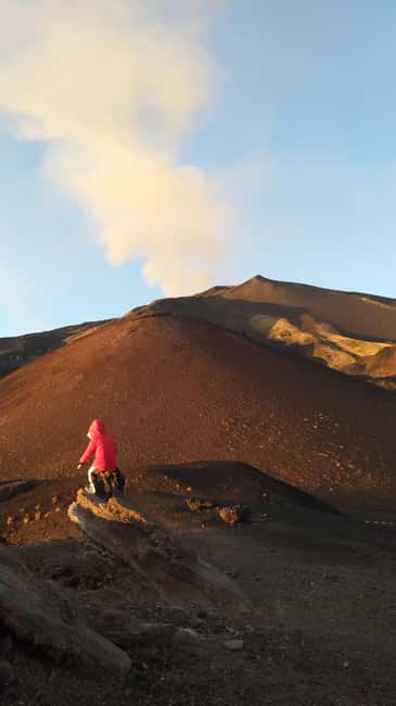 Etna: Jeep excursion and hike suitable for everyone. Free shoes and jacket - Walking across seven side craters