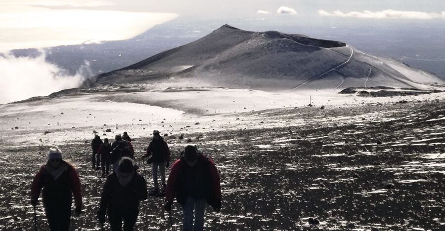 Etna South: High Altitude Winter Trek with an Alpine Guide - The possible lava channel and return