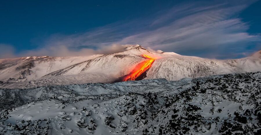 Etna South: High Altitude Winter Trek with an Alpine Guide - Seeing Etna’s summit from a safe distance