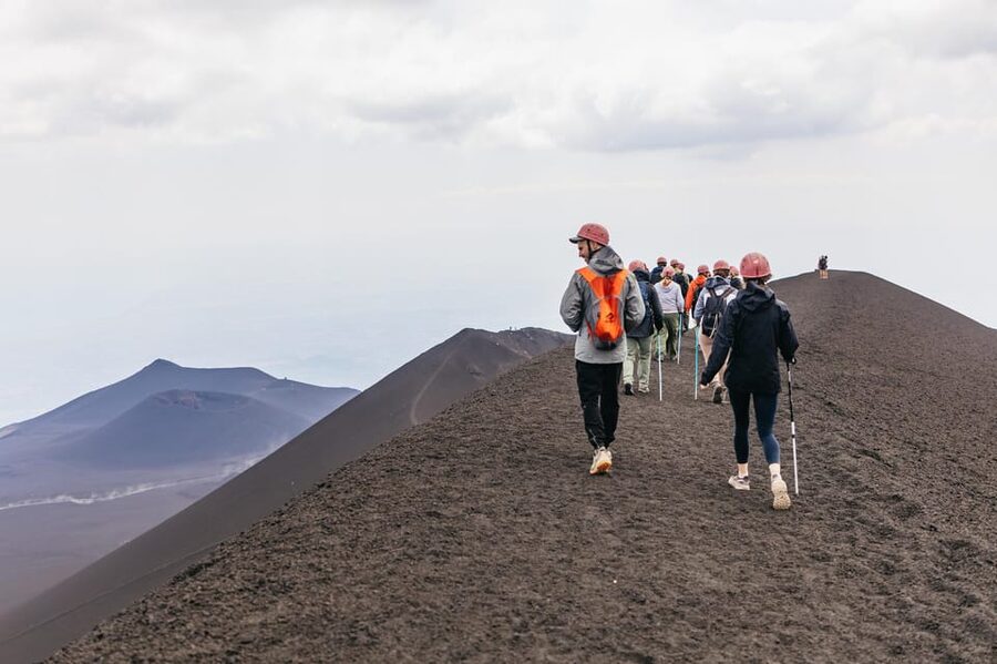Etna: summit craters trekking with volcano guide 3350mt - From Rifugio Sapienza to the upper slopes