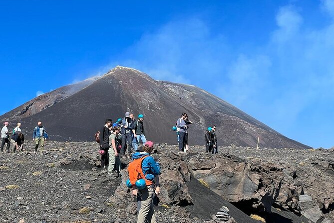 Etna Volcano: South Side Guided Summit Hike - The summit craters and the active volcano