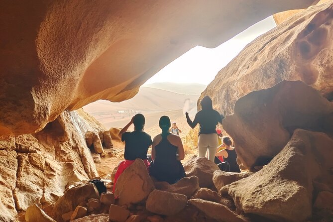 Excursion to Ajuy Caves with a secret Las Penitas canyon Hike - Passing sacred Mount Tindaya