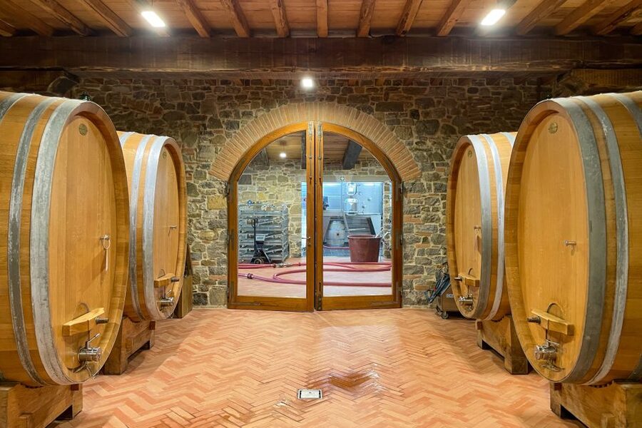 Florence: Hiking Tuscany & Chianti wine 3 wineries and lunch - The artist-designed winery above Montefioralle