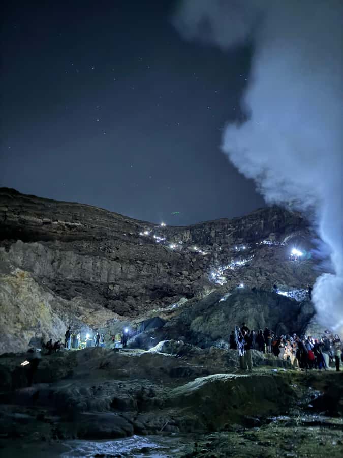 From Bali : The Majestic Mount Ijen Sunrise Trekking - The overnight departure from Bali