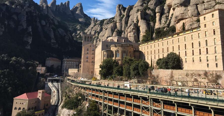 From Barcelona: Montserrat Monastery & Scenic Mountain Hike - The monastery and the Black Madonna