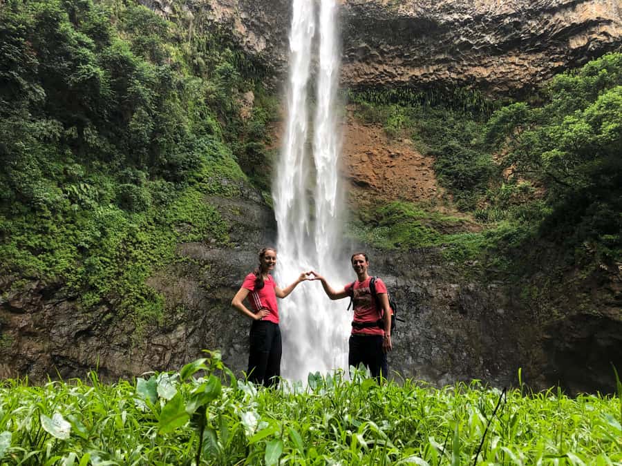 From Chamarel: Waterfall Eco-Hike Adventure - Four crossings into the gorge