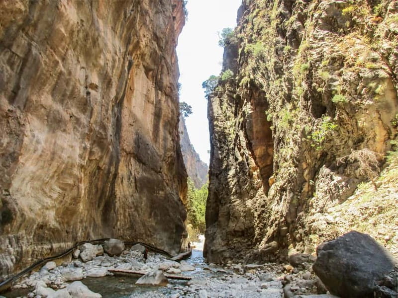 From Chania: Full-Day Samaria Gorge Trek Excursion & Guide - What the 17-kilometer gorge walk feels like
