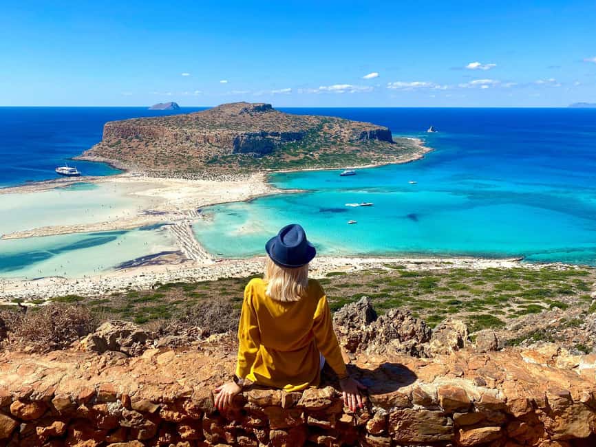 From Chania/Kissamos: Balos Lagoon Off-Road Trip & Panoramic View With a Hike - From Chania or Kissamos to the Gramvousa road