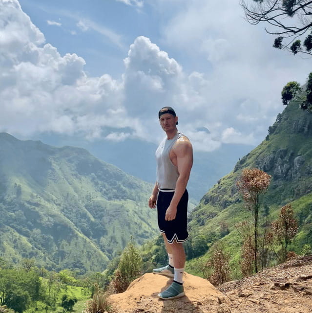 From Ella : Sunrise Hike to Little Adams Peak - Descending through Ella’s quiet countryside
