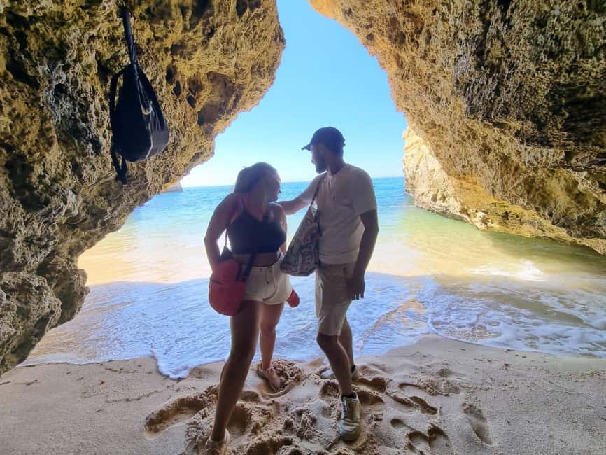From Faro: Benagil Cliffs Hiking & 4 Treasures Experience - What to pack for the cliffs and beach