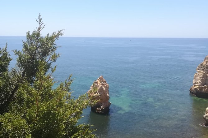 From Faro: Benagil Hiking Cliffs and the 4 Treasure Experience - Algar Seco and the Carvoeiro coast