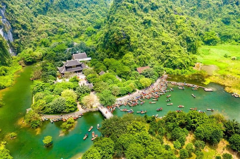 From Hanoi: Ninh Binh Boat Ride, Mua Cave Hike, Temple Visit - Trang An by sampan