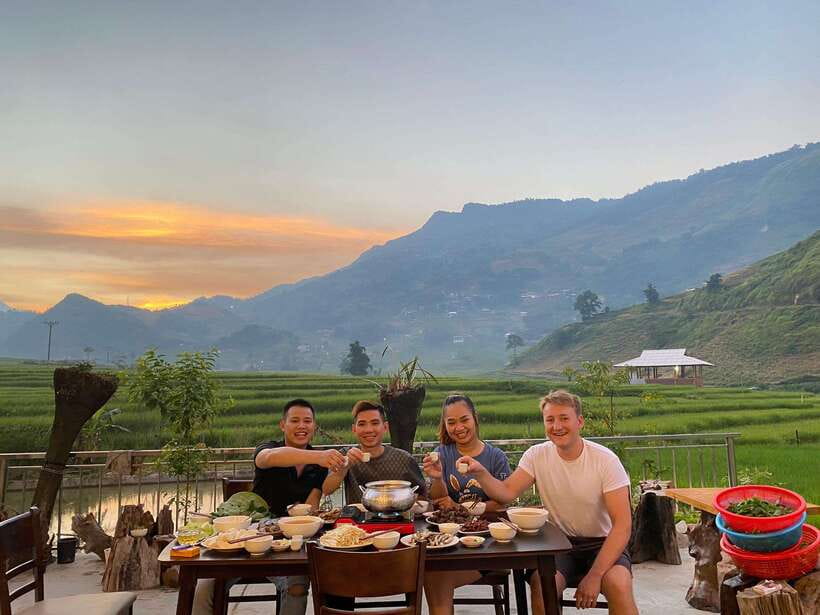 From Hanoi: Trek and Stay: 3-Day Sapa Highlands Adventure - The early bus from Hanoi to Sapa