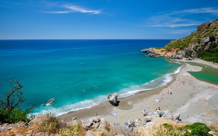 From Heraklion: Preveli Tropical Beach & Palm Forest Hike - The walk down: easy in theory, demanding on the way back