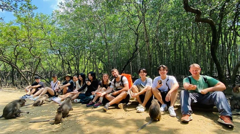 From Ho Chi Minh City: Can Gio Mangrove & Monkey Island Trek - Walking through the Can Gio mangroves