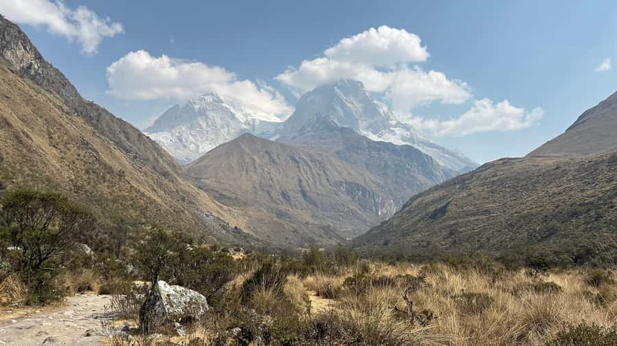From Huaraz: Hike to the Lagoon 69 - Arriving at the brilliant-blue Lagoon 69