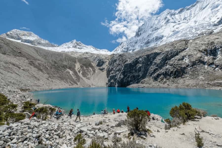 From Huaraz: Hike to the Lagoon 69 - A first look at the Llanganuco Lakes