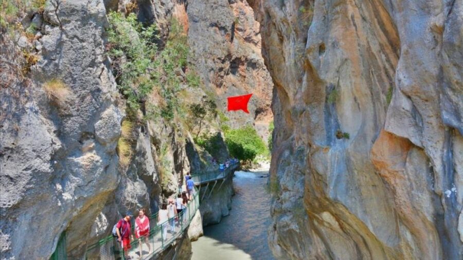 From Kalkan: Saklikent Gorge and Gizlikent Waterfall Trek - Rafting and ziplining near the gorge