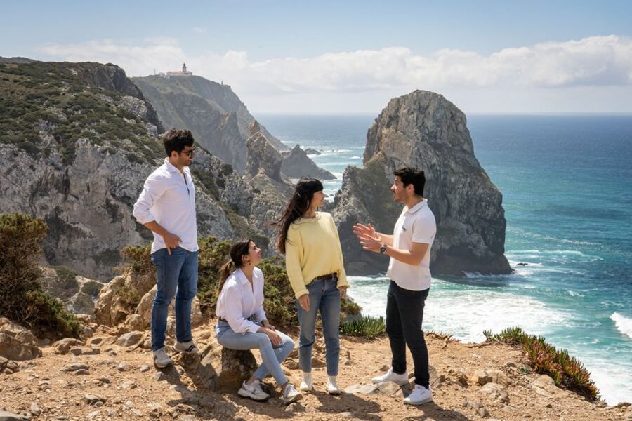 From Lisbon: Sintra, Pena Palace & Cabo da Roca Hiking Tour - One hour in Sintra village