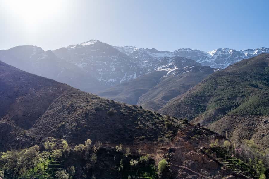 From Marrakesh: Atlas Mountains Talamrout Summit Day Hike - From Marrakesh to Imlil by road
