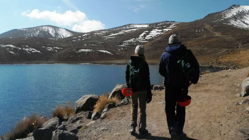 From Mexico City: Full Day Volcano Crater and Lake Hike - Starting beside the alpine refuge