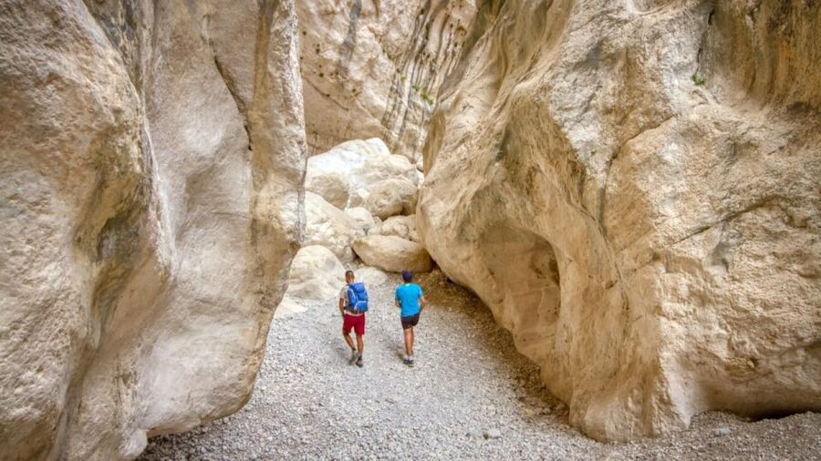 From Orosei or Dorgali: Gorropu Canyon Guided Hike - Entering the gorge beneath towering walls