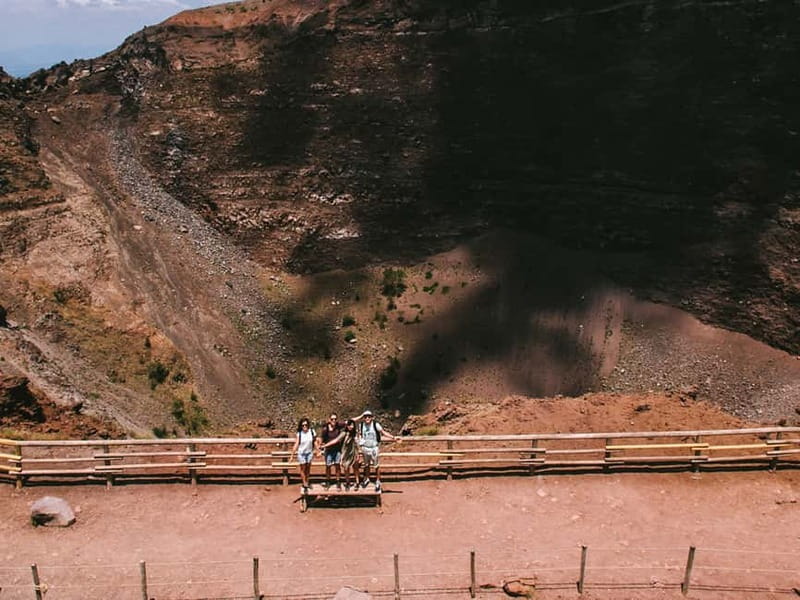 From Pompeii: Mount Vesuvius Hike & Tour by Bus - Walking the gravel switchbacks to the rim