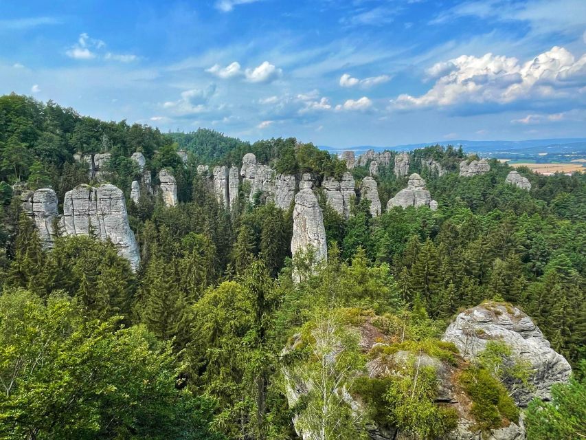 From Prague: Full-Day Bohemian Paradise Guided Hiking Trip - Hruboskalsko Rock City is the main event