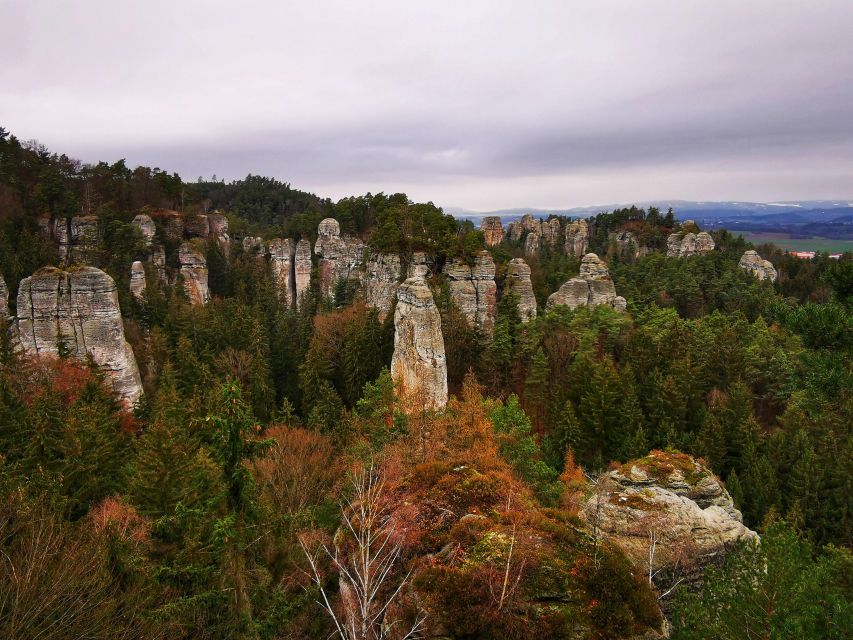 From Prague: Full-Day Bohemian Paradise Guided Hiking Trip - Four viewpoints break up the long route