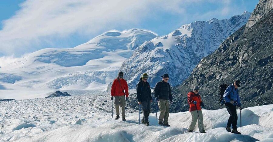 From Queenstown: Mount Cook Heli-Hike and Bus Tour Combo - Mount Cook Village, salmon, and fruit ice cream