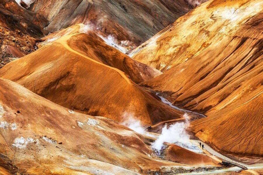 From Reykjavik: Kerlingarfjöll Hiking Day Tour - Gullfoss adds a familiar landmark