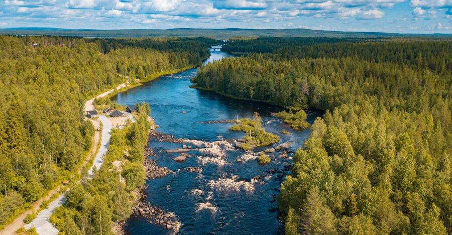 From Rovaniemi: Vikaköngäs Forest Hiking Tour - Walking through forest, rock, lakes, and rivers