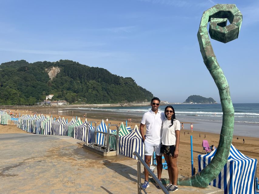 From San Sebastian: Guided Coastal Hike with Winery Tasting - From San Sebastián to Zarautz by train