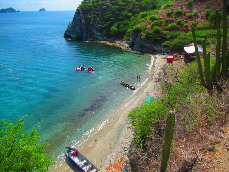 From Santa Marta: Sisiguaca Beach Hike with Snorkeling - Snorkeling over coral and marine life