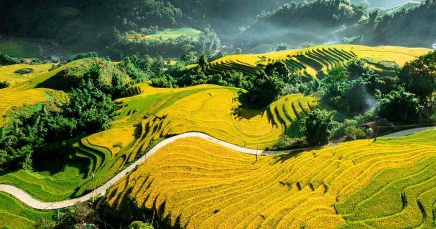 From Sapa: Terrace Fields and Local Villages Trek with Lunch - The waterfall pause