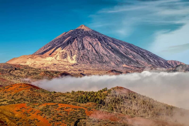 From South Tenerife: Mount Teide Hiking Day Trip & Cable Car - Teide National Park, volcanic scenery before the climb