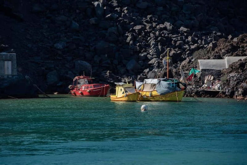 From Thera: Thirasia Cruise w/ Volcano Hike and Hot Springs - Thirasia, Manolas, and the long lunch pause