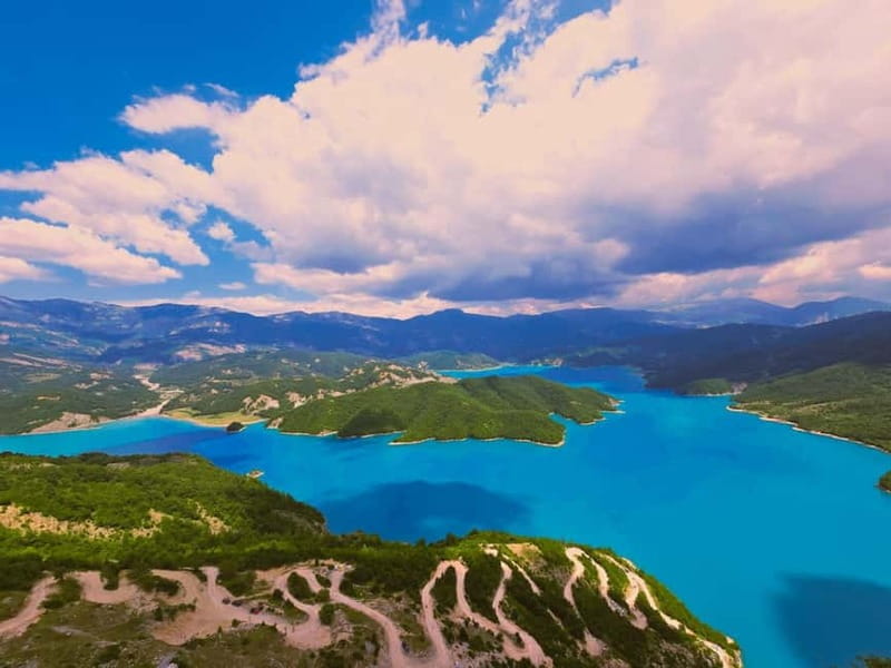 From Tirana: Bovilla Lake & Gamti Mountain Hiking Day Trip - The panoramic viewpoint above Bovilla Lake