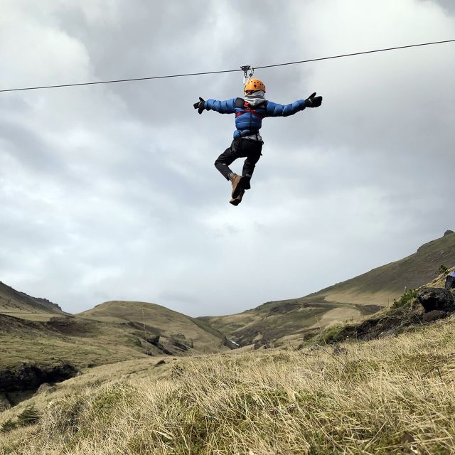 From Vík: Zipline and Hiking Adventure Tour - What the $100 price really covers