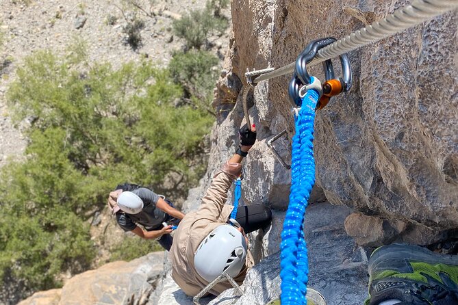 Full-Day Via Ferrata & Balcony Trekking - The Hidden Lake below Jebel Shams