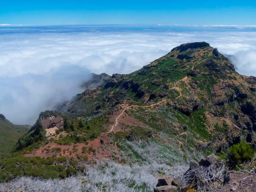 Funchal: PR1.2 Pico Ruivo & Achada Teixeira Hiking Transfer - Reaching Pico Ruivo at 1,861 meters