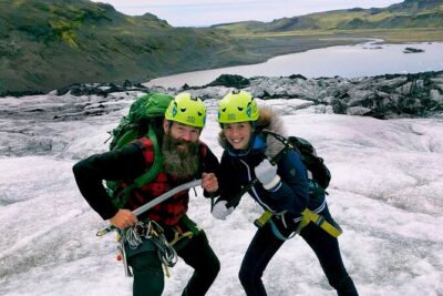 Glacier Hike, South Coast Waterfalls & Black Sand Beach