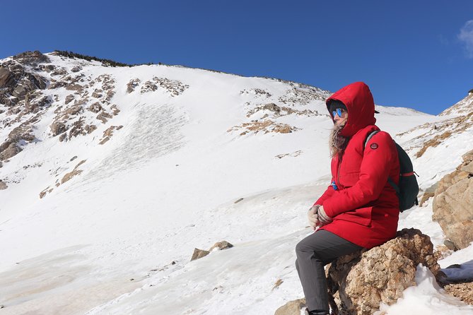 Glacier Hiking & Geothermal Cave Pools Tour - St. Mary’s Glacier at 10,200 feet