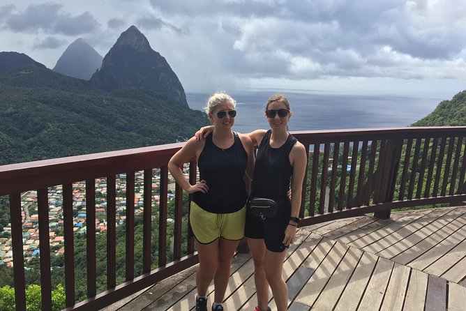 Gros Piton Hike - The lower trail: steady climbing with room to settle in