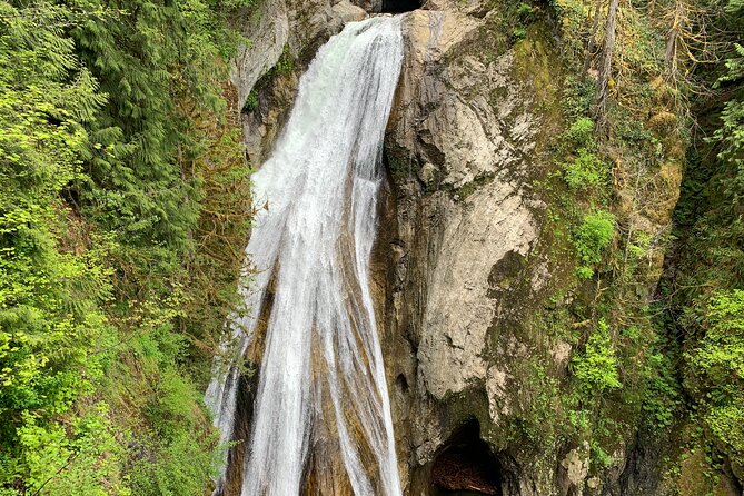 Guided forest hike to Seattle waterfalls incl. Snoqualmie Falls - Snoqualmie Falls and the 270-foot drop