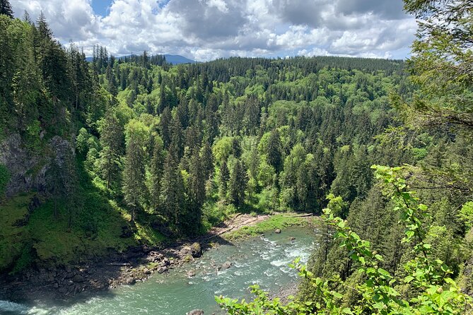 Guided forest hike to Seattle waterfalls incl. Snoqualmie Falls - Borst Lake and the Mount Si view