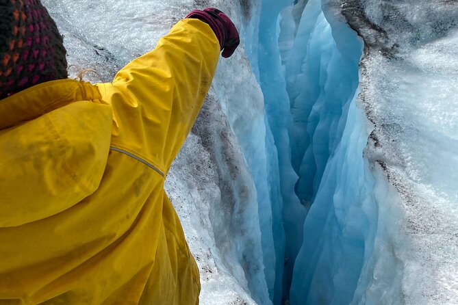 Guided Glacier Hike on The Athabasca with IceWalks - Micro-spikes turn the glacier into a walkable surface