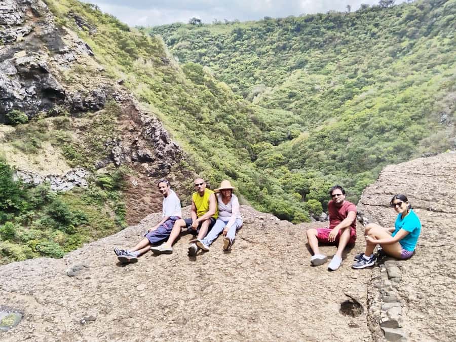Henrietta: Hiking at the Tamarind Waterfalls - Following the river through tropical growth