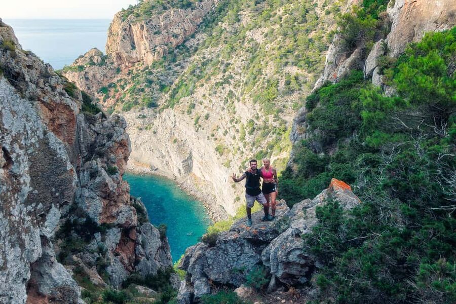 Hidden Ibiza: Winter Coastal Hikes, Secret Coves & Serenity - Walking toward Ibiza’s wilder coast